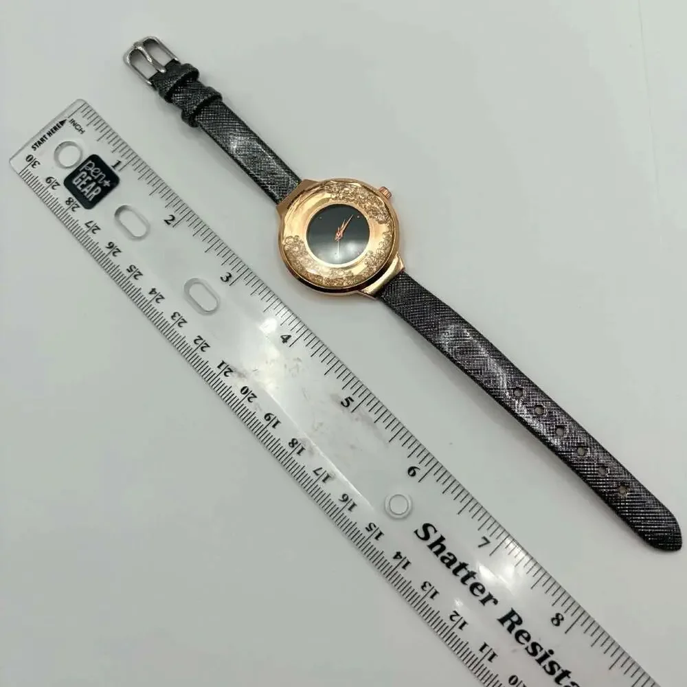 Rose Gold Crystal Watch
